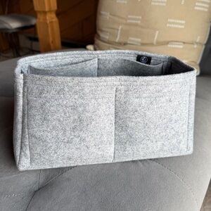 Zoomoni Gray Felt Bag Organizer Liner Alma PM